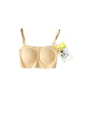 True & Co. Light Beige Seamless Wireless Bralette